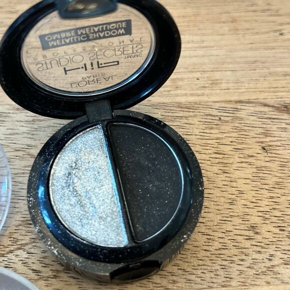 Lot of 6 eyeshadows L'Oreal MILANI Sally silver blue green - Picture 5 of 5